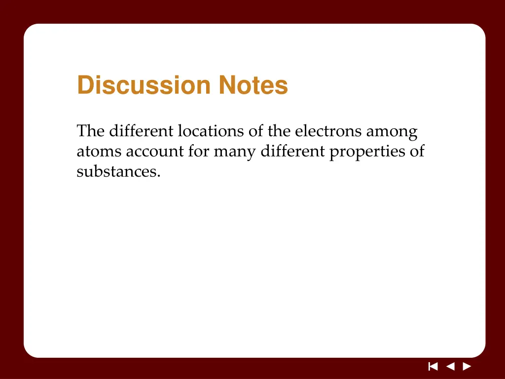 discussion notes