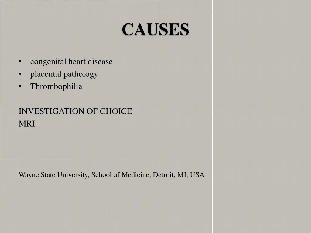 causes