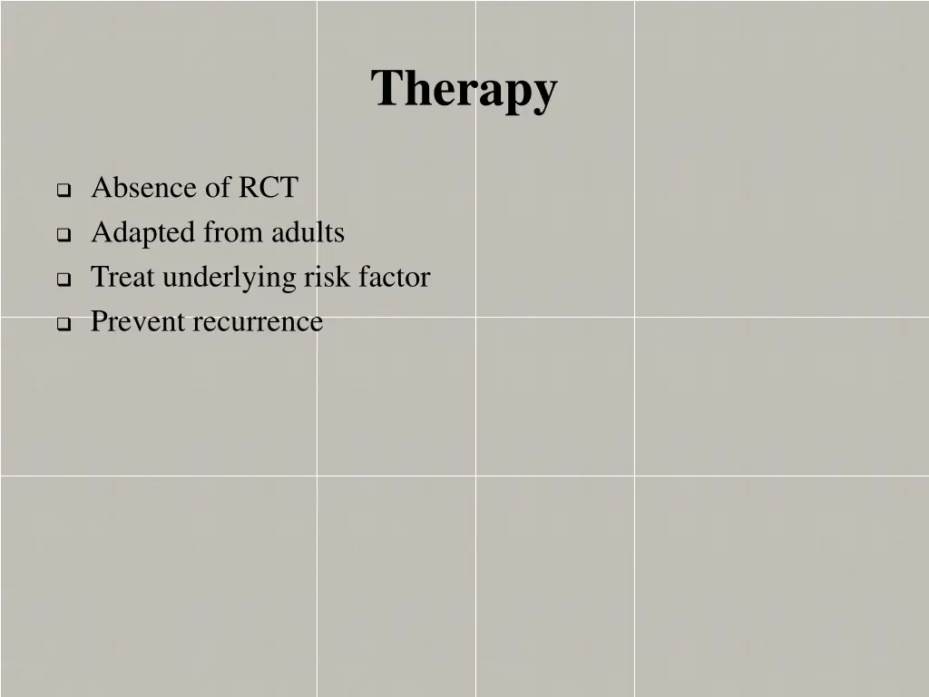 therapy
