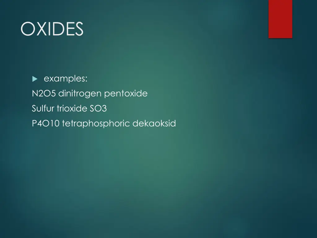 oxides 4