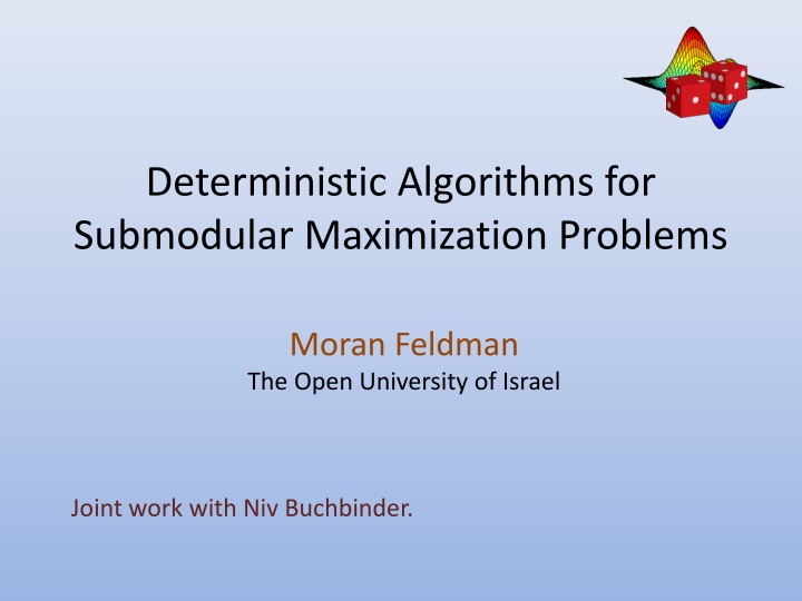 deterministic algorithms for submodular