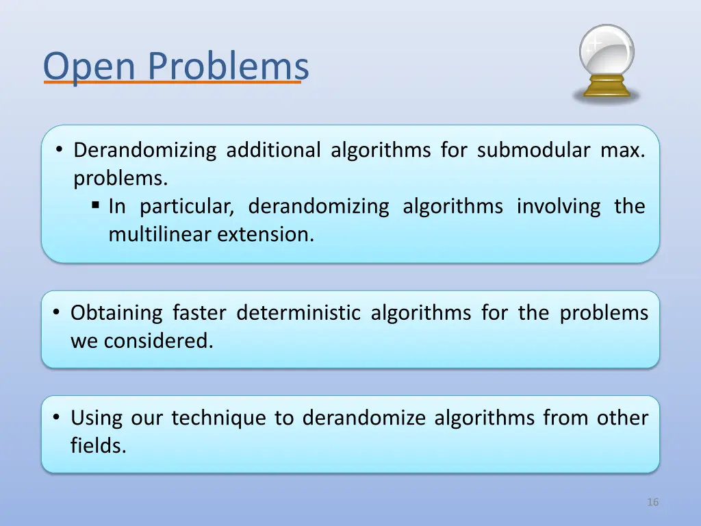 open problems