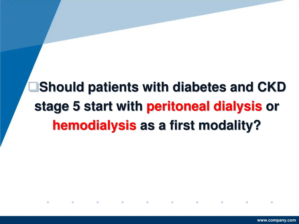 should patients with diabetes and ckd stage