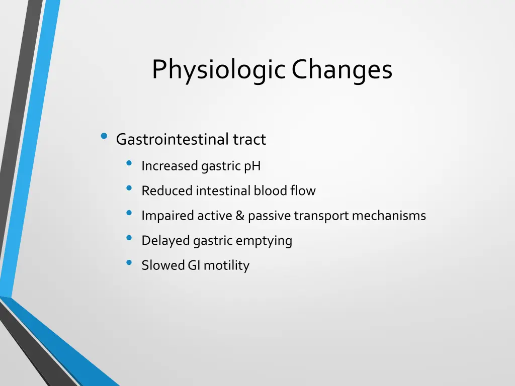 physiologic changes 1