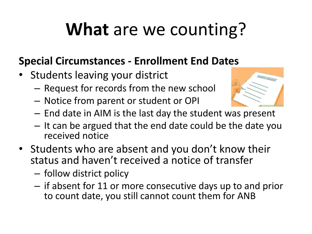 what are we counting 16