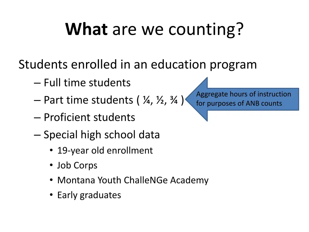 what are we counting 2