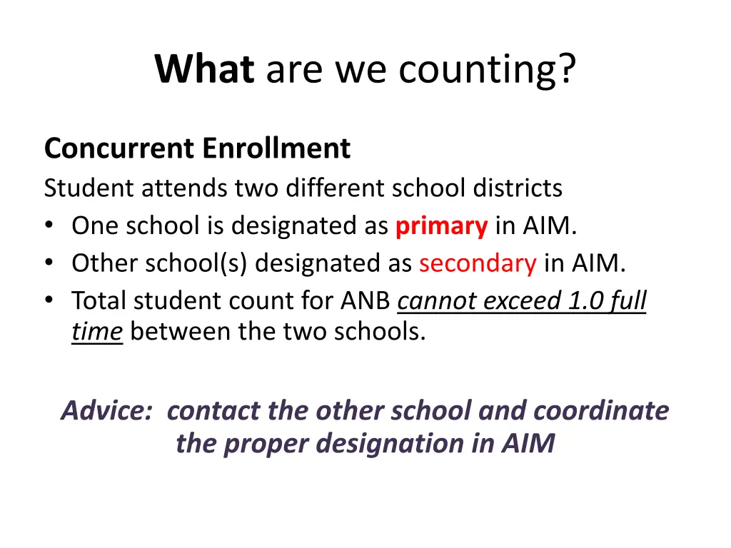 what are we counting 8