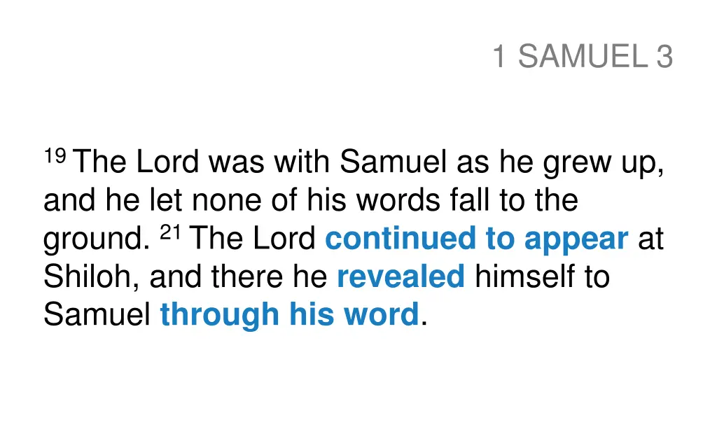 1 samuel 3 6
