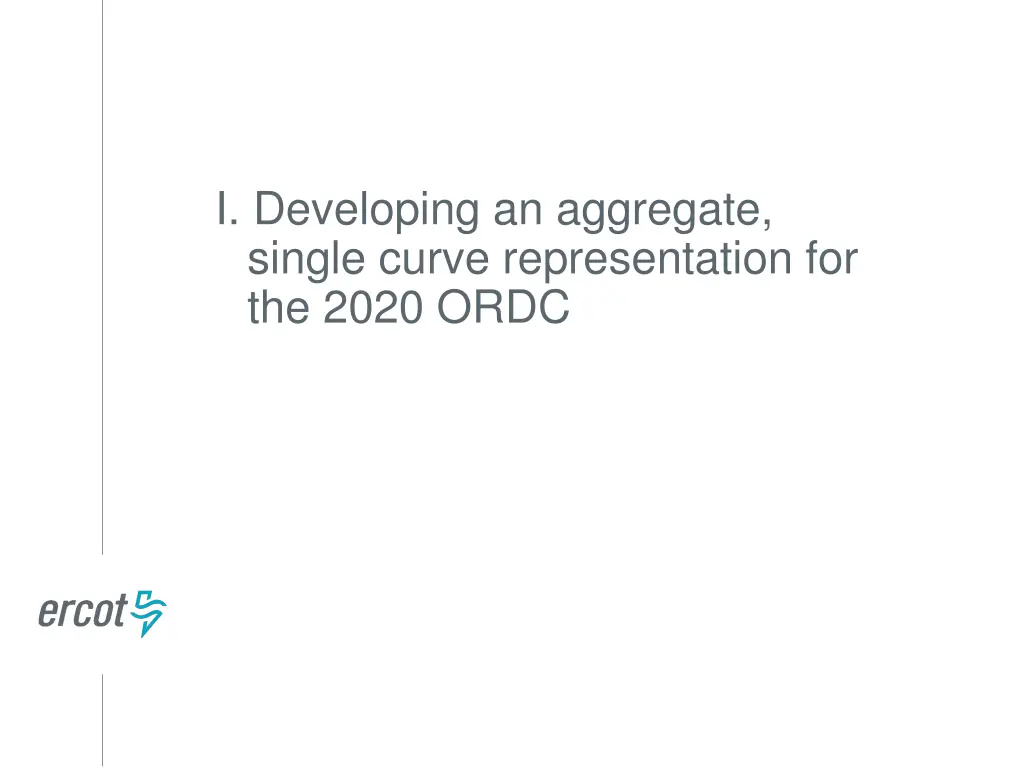 i developing an aggregate single curve