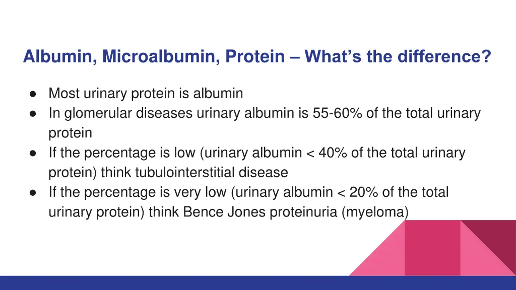 albumin microalbumin protein what s the difference