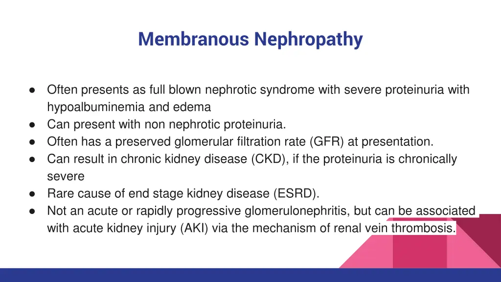 membranous nephropathy