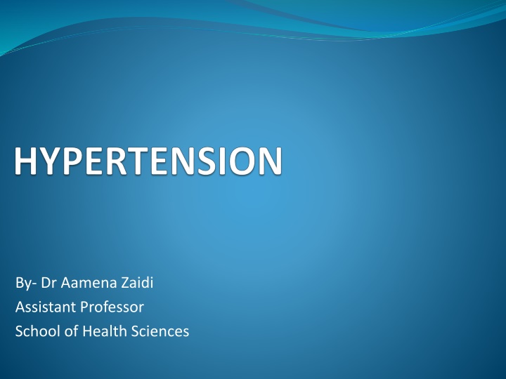 by dr aamena zaidi assistant professor school
