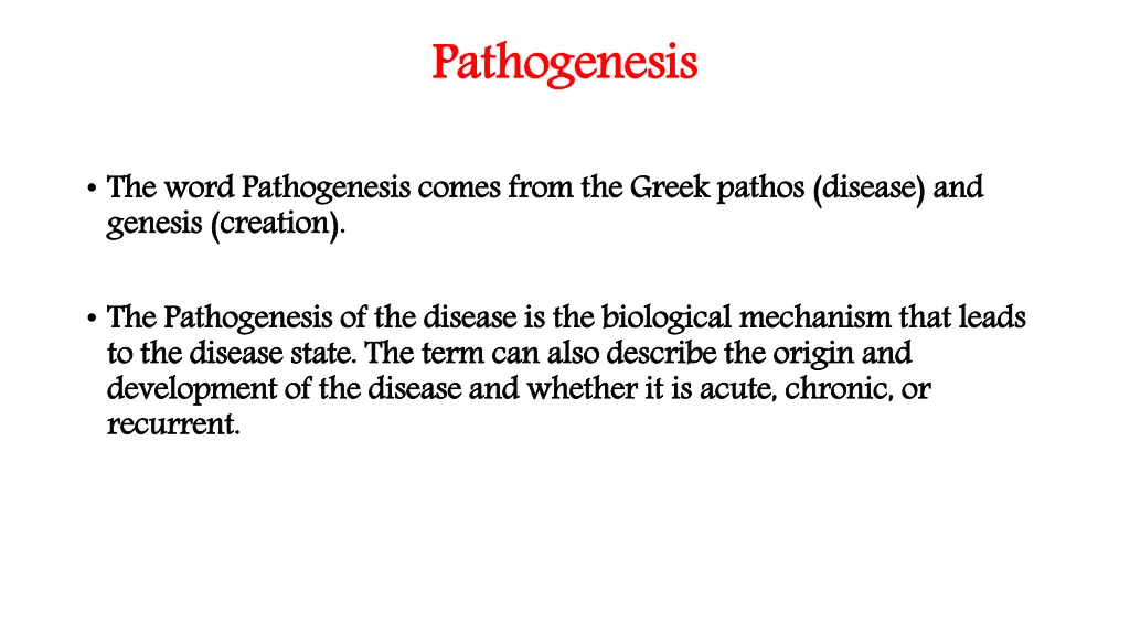 pathogenesis