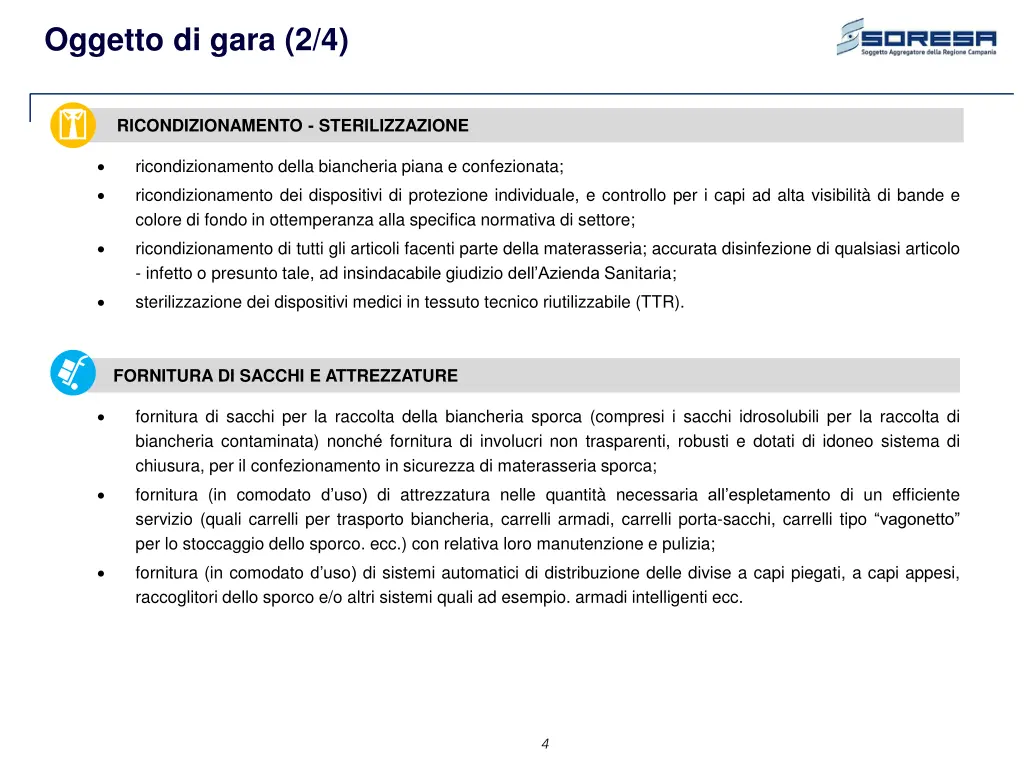 oggetto di gara 2 4