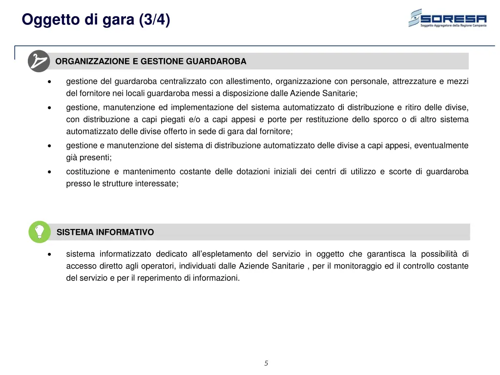 oggetto di gara 3 4