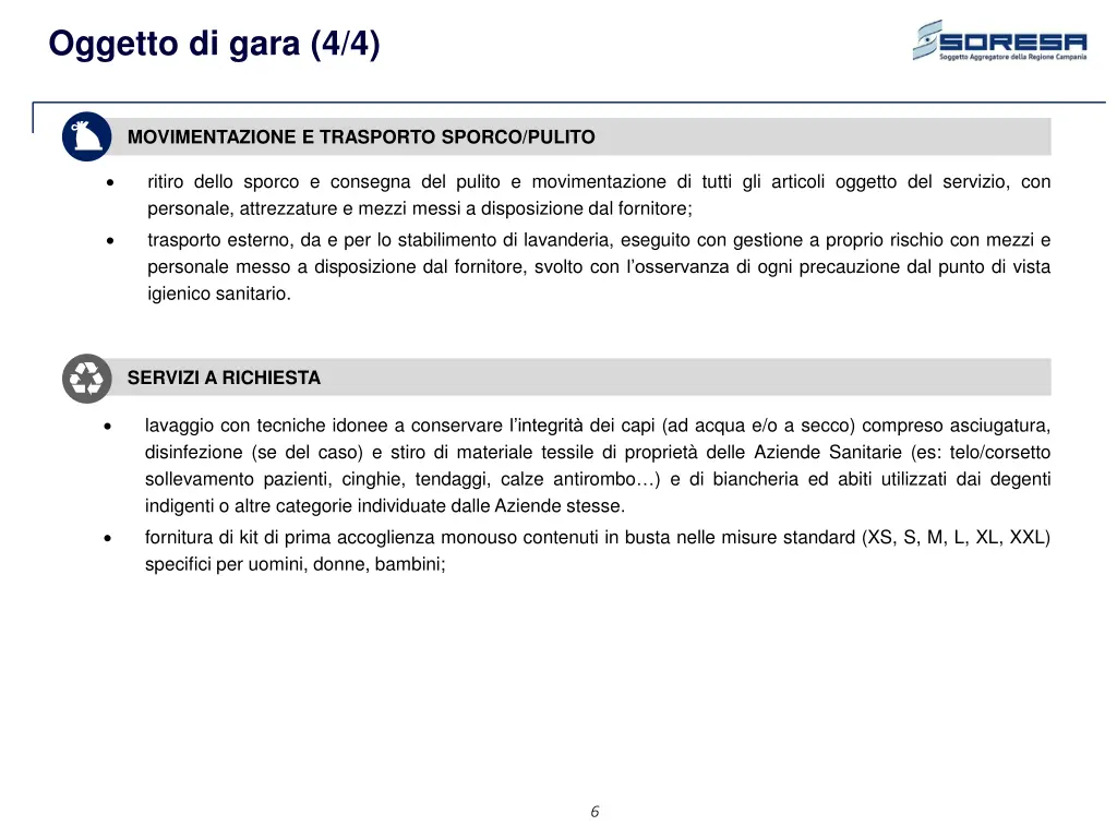 oggetto di gara 4 4