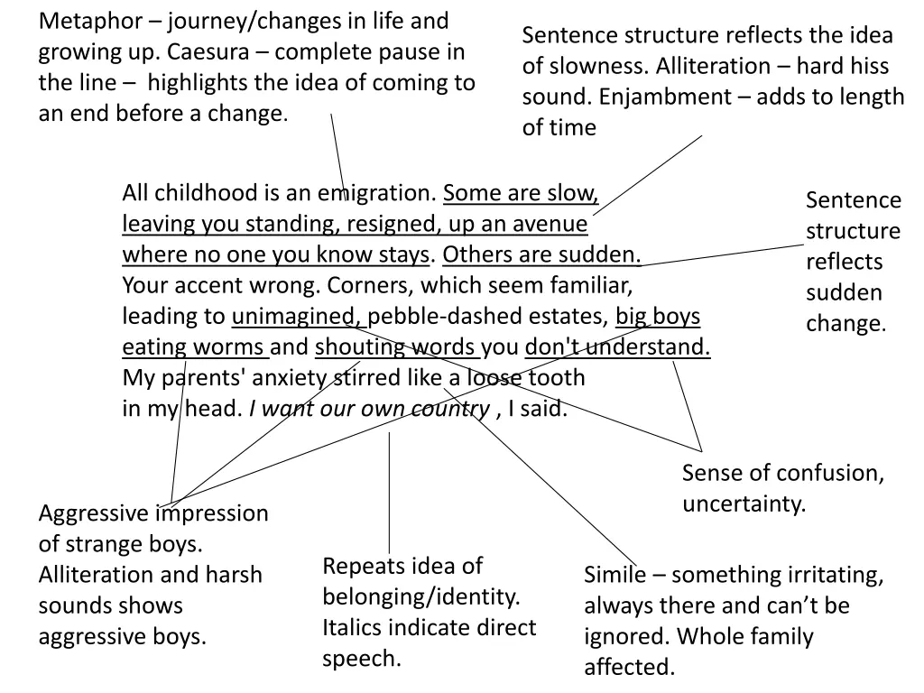 metaphor journey changes in life and growing