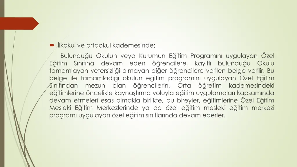 lkokul ve ortaokul kademesinde bulundu u okulun