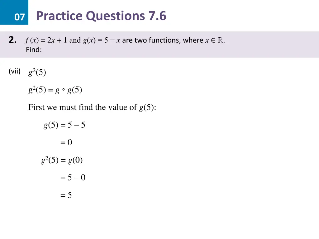 07 practice questions 7 6 11
