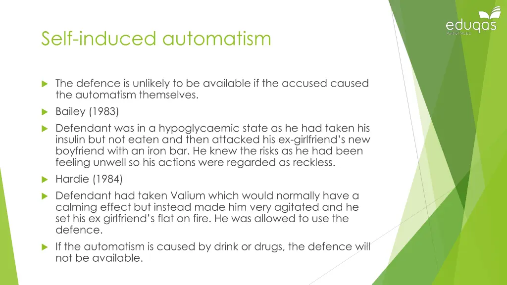 self induced automatism