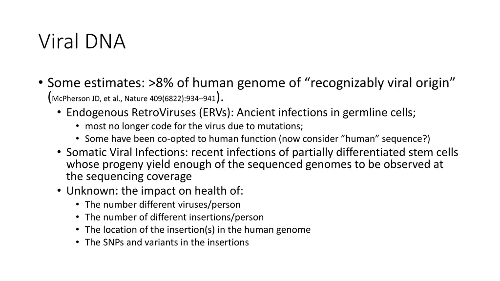 viral dna