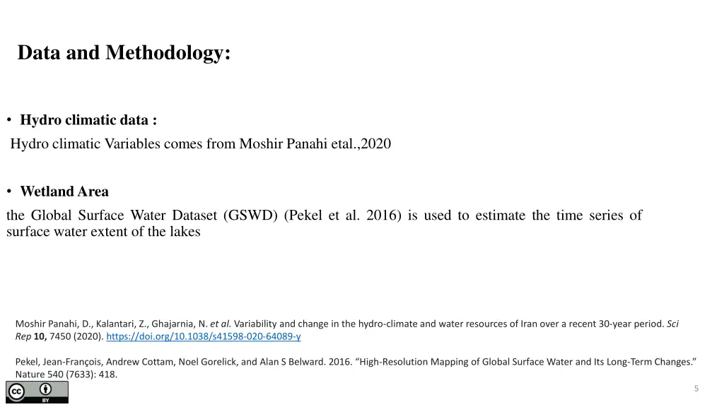 data and methodology