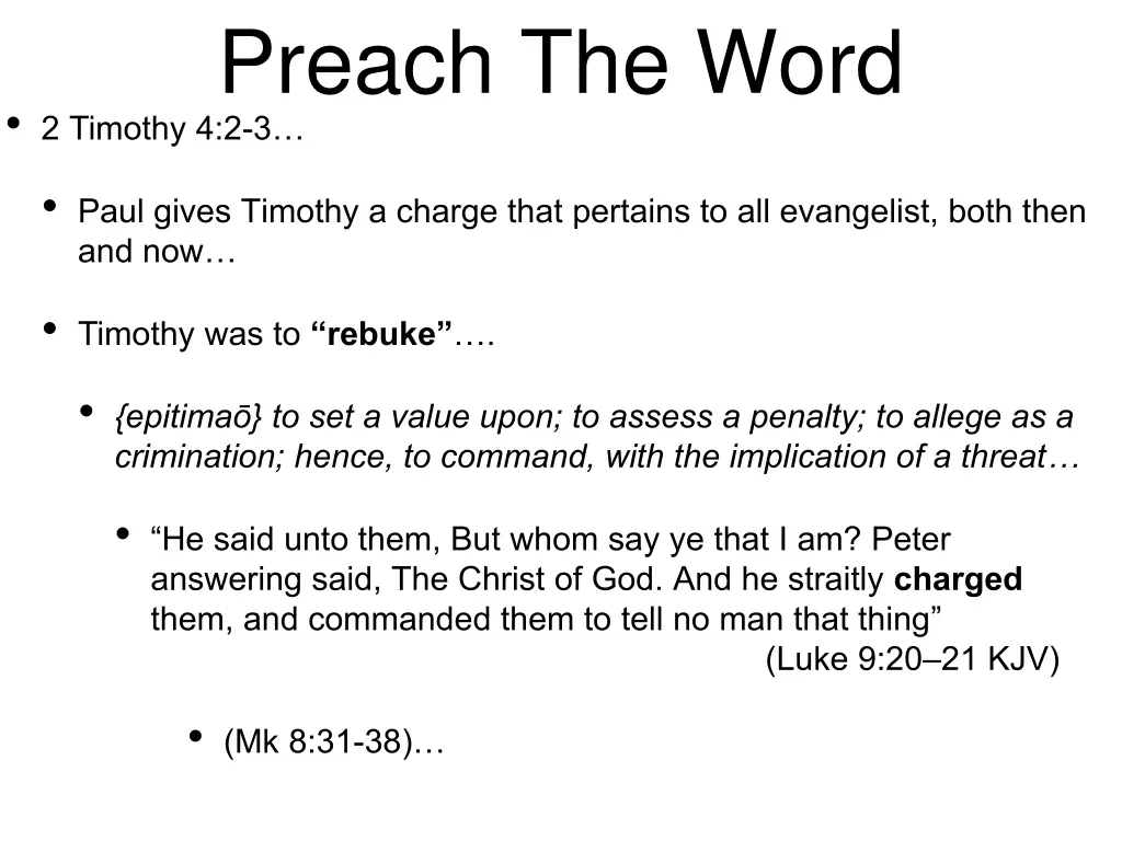 preach the word 2 timothy 4 2 3 4