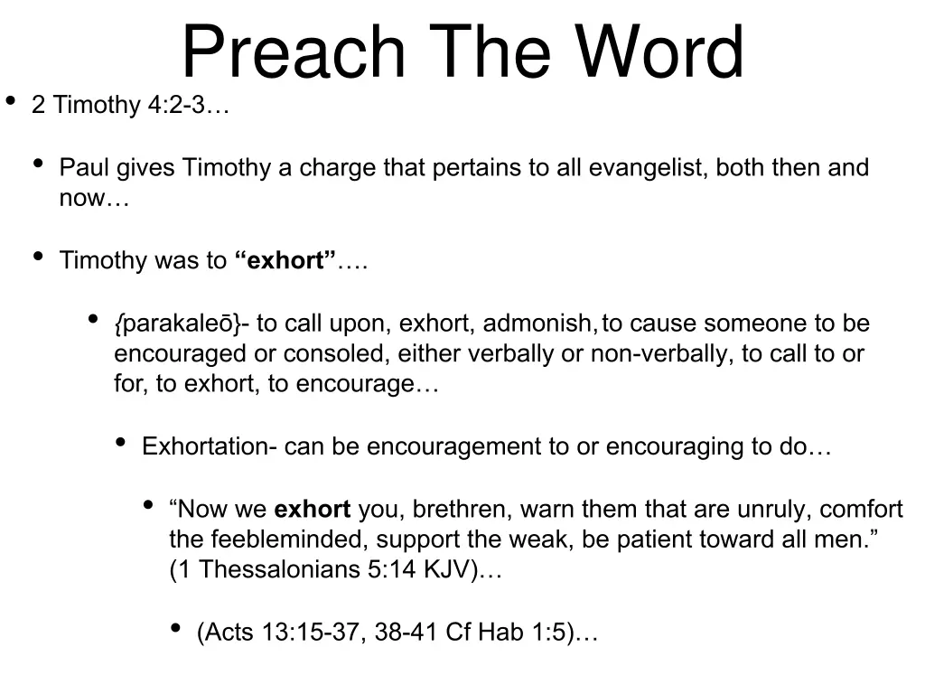 preach the word 2 timothy 4 2 3 5