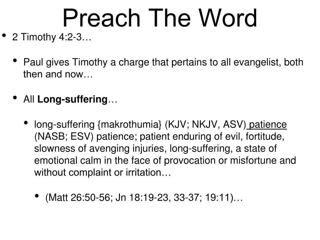 preach the word 2 timothy 4 2 3 7