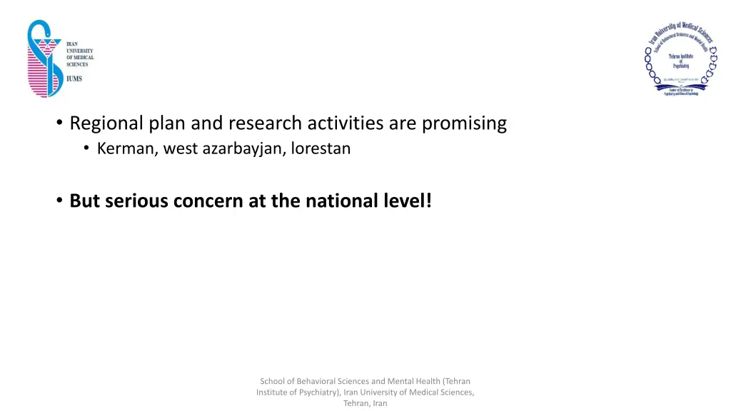 regional plan and research activities