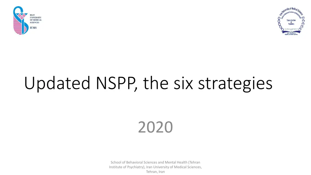 updated nspp the six strategies