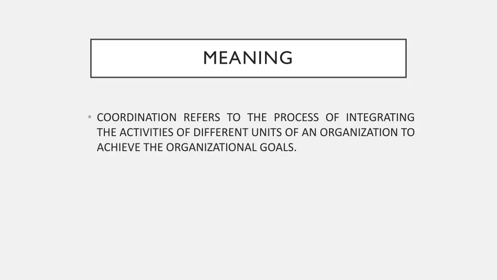 meaning