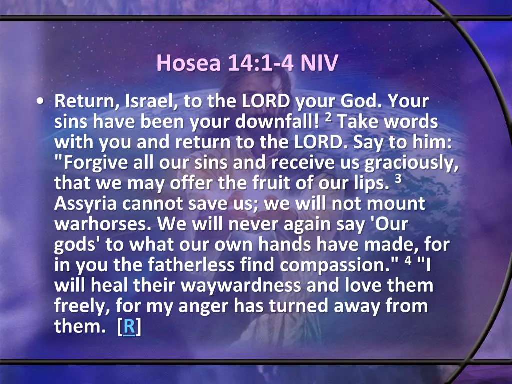 hosea 14 1 4 niv