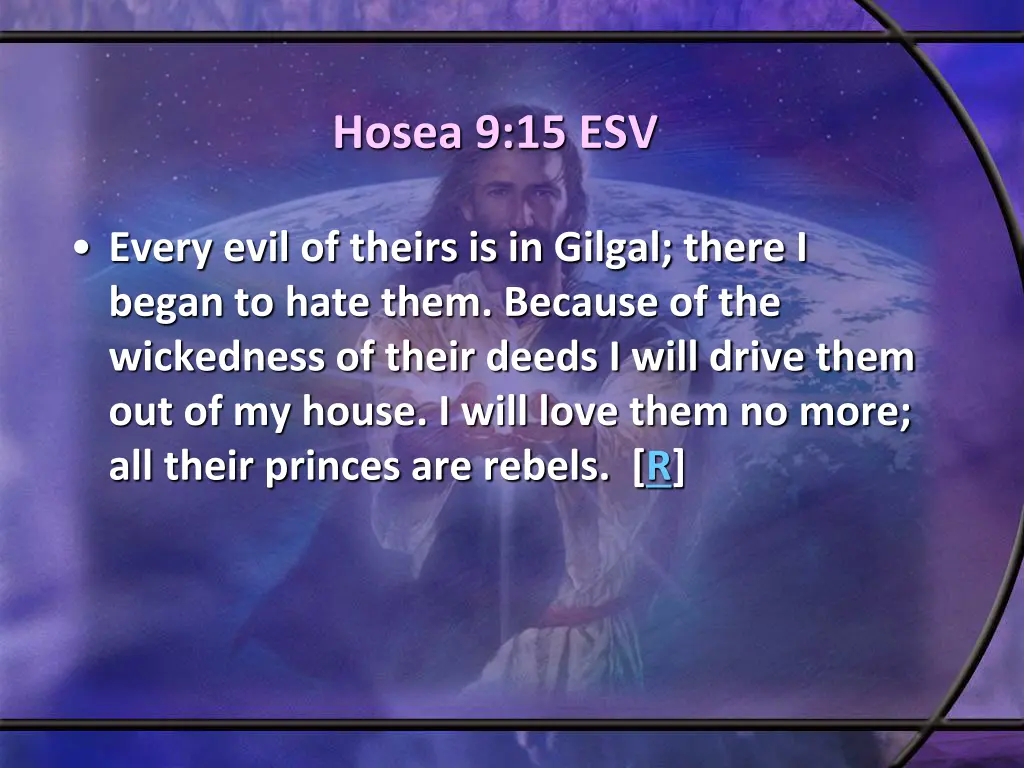 hosea 9 15 esv