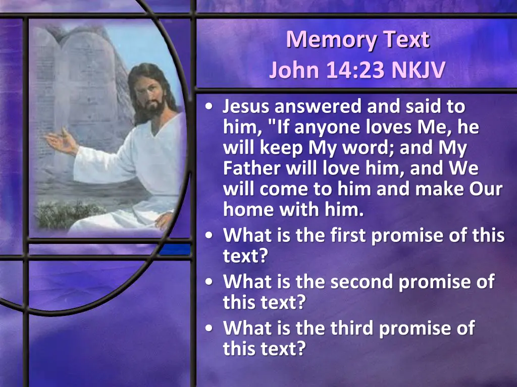 memory text john 14 23 nkjv