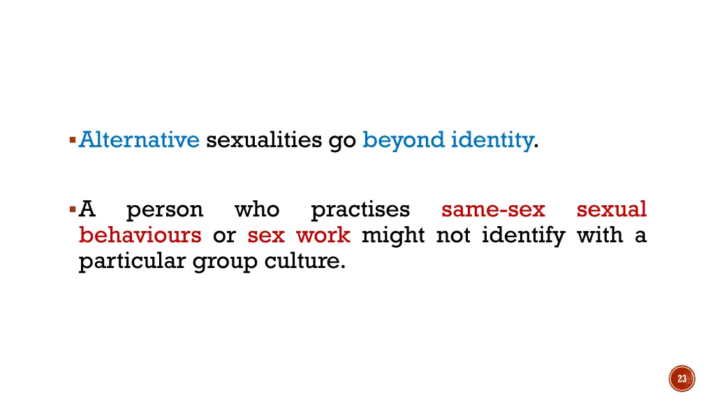 alternative sexualities go beyond identity