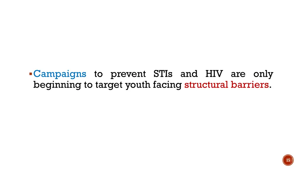 campaigns to prevent stis and hiv are only