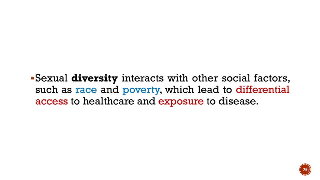 sexual diversity interacts with other social