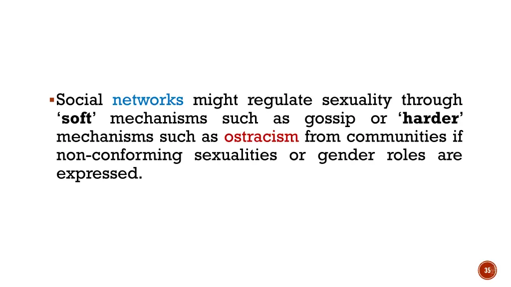 social networks might regulate sexuality through