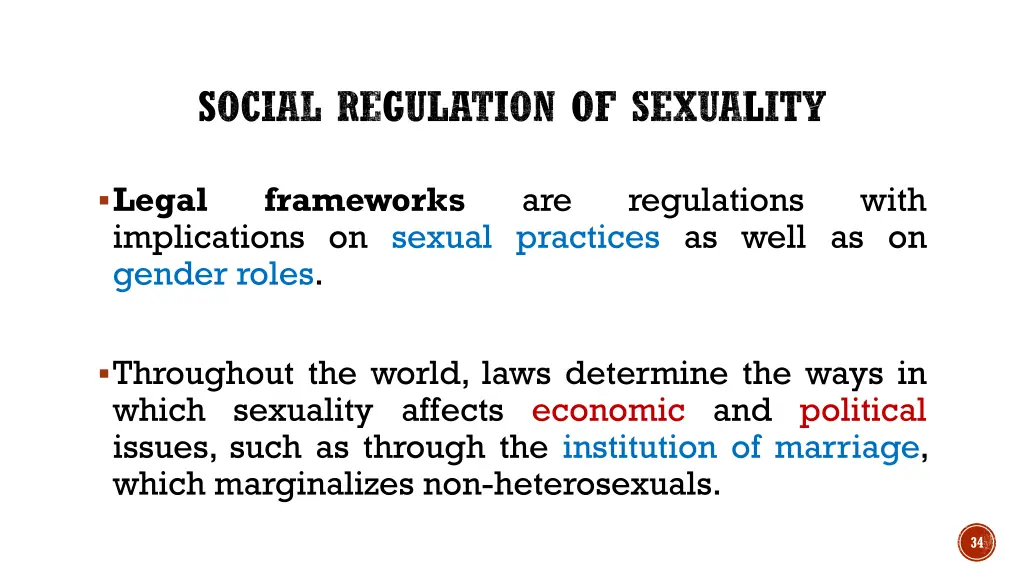 social regulation of sexuality