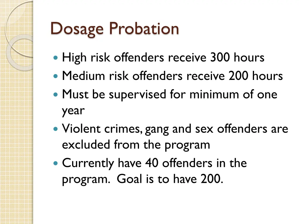 dosage probation 1