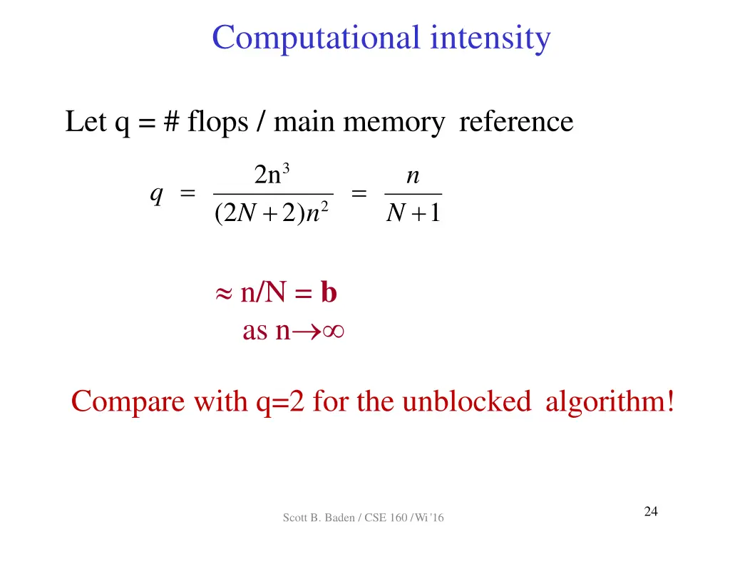 computational intensity 1