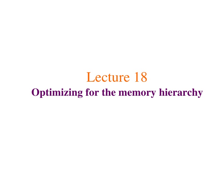 lecture 18