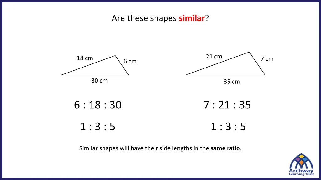are these shapes similar