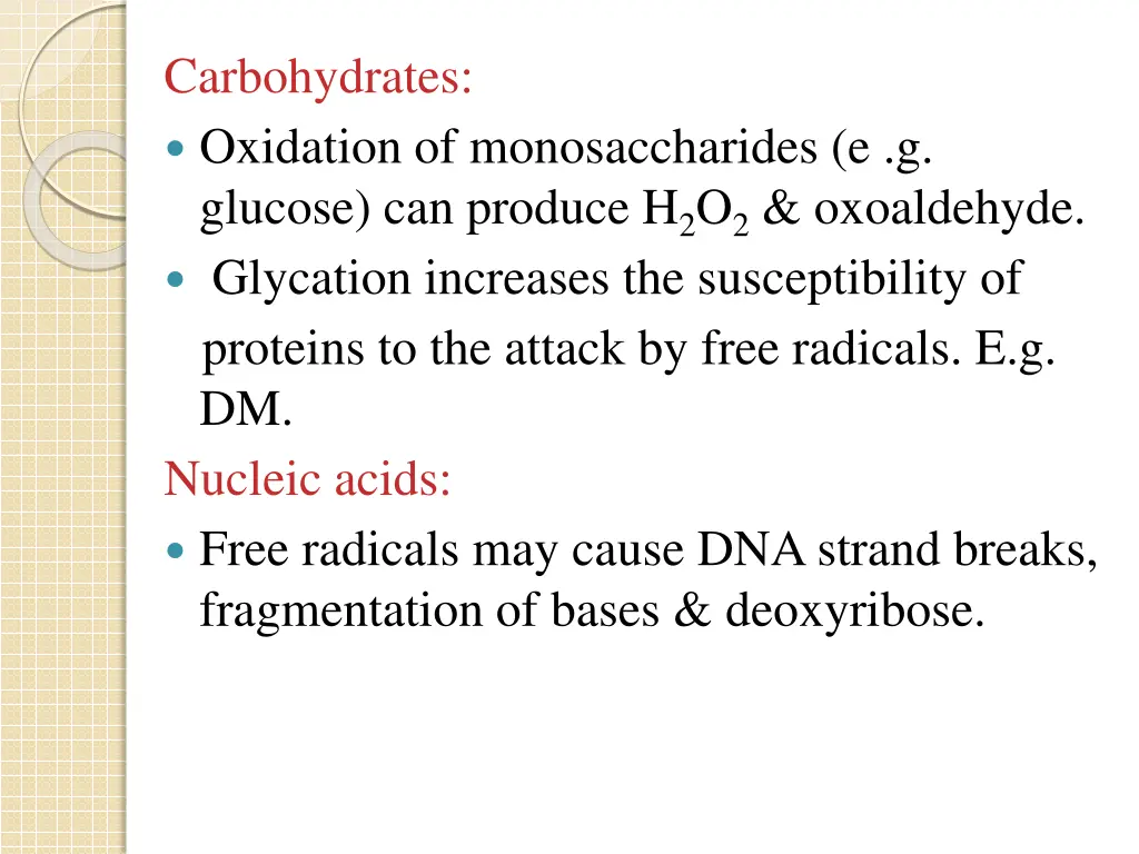 carbohydrates oxidation of monosaccharides