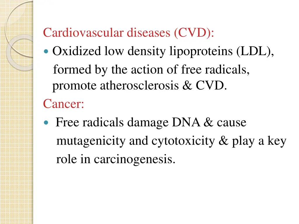 cardiovascular diseases cvd oxidized low density