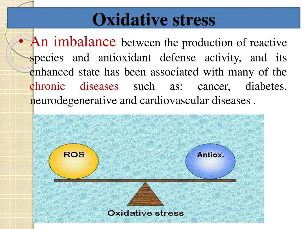 oxidative stress