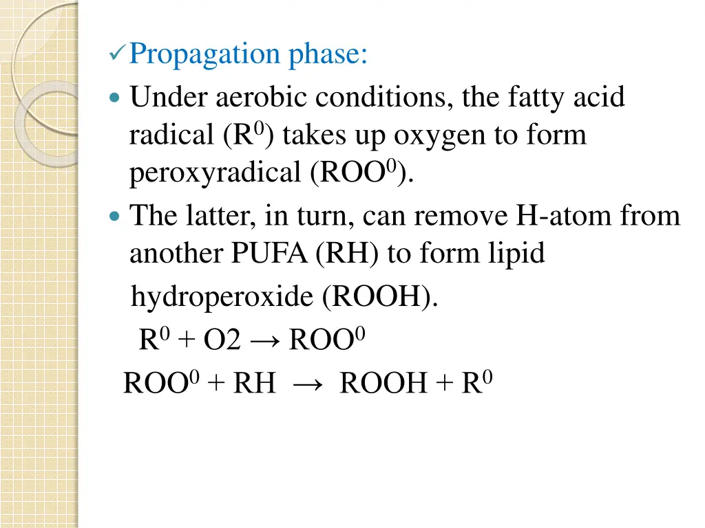 propagation phase under aerobic conditions