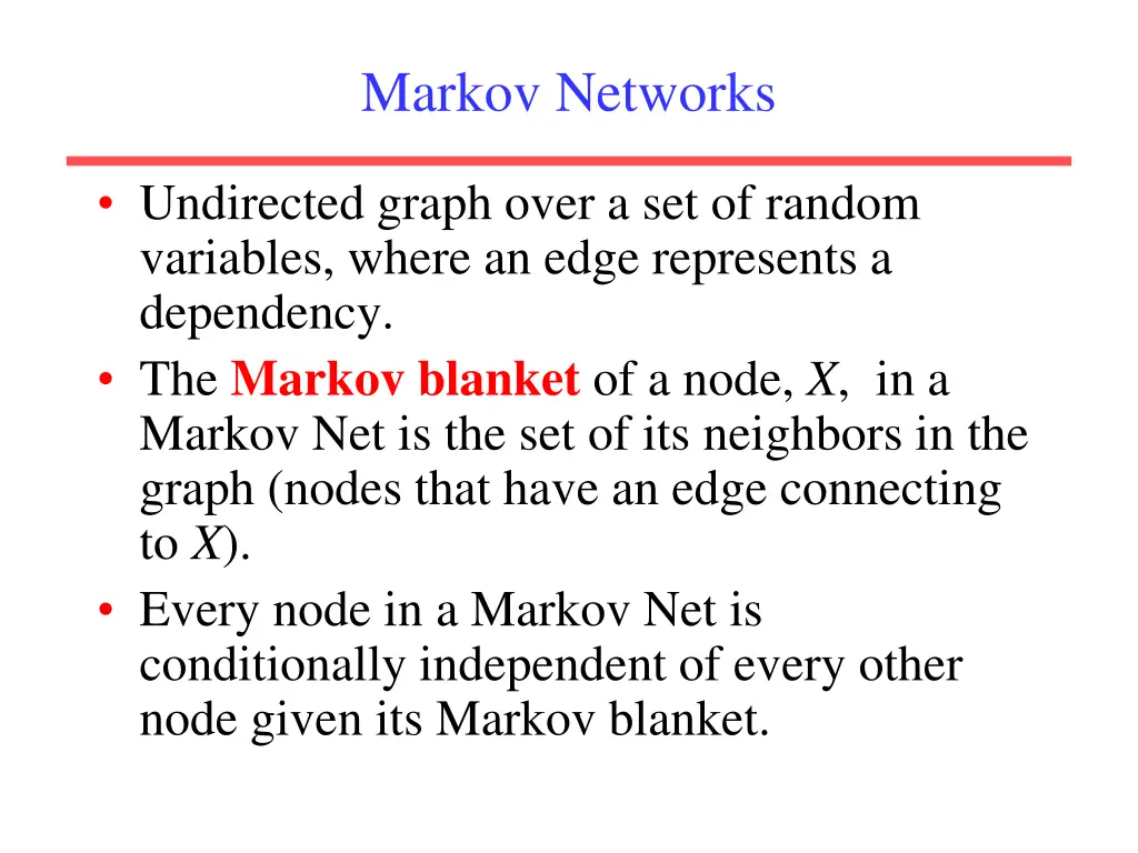 markov networks