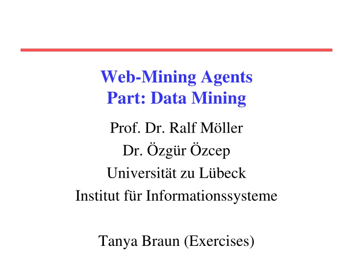 web mining agents part data mining